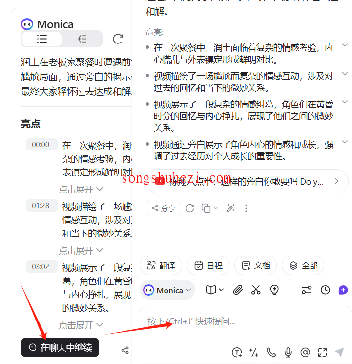 ai_tutorial_monica_summarize_AI_video_summarizer_4