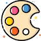 Shooting Star (yellow):黄色星星图案主题的Chrome插件